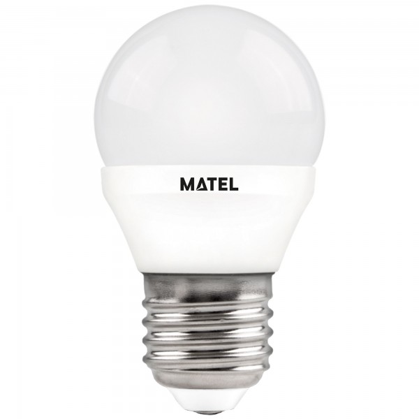 Bomb.led esferica  regulable e27 7w.neut