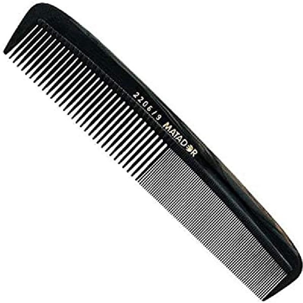 Eurostil batidor peine negro negro 13 cm 1un
