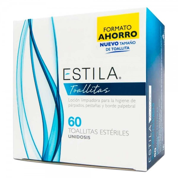 Estila Toallitas Estériles Higiene de Párpados y Pestañas 60 Unidades
