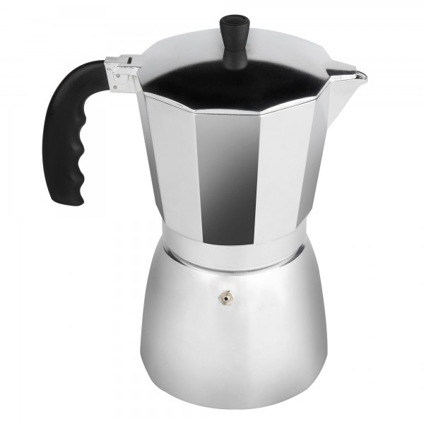 Cafetera aluminio gris  1tazas