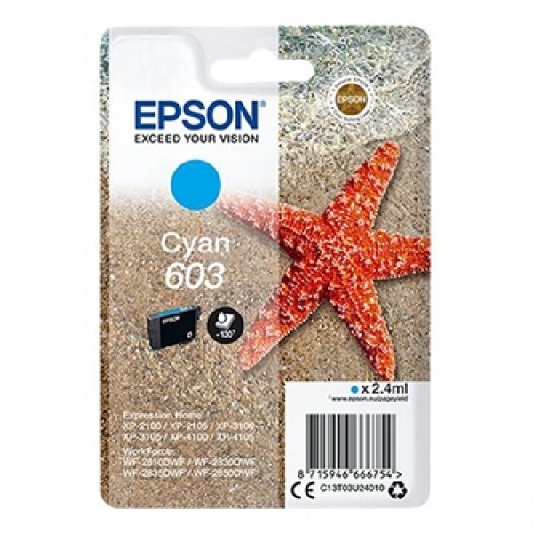 Epson cartucho 603 cyan