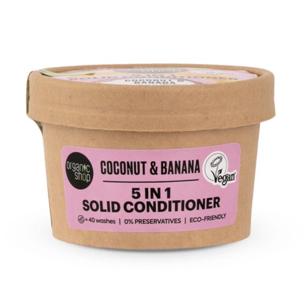 Natura siberica coconut & banana acondicionador 5in1 60gr