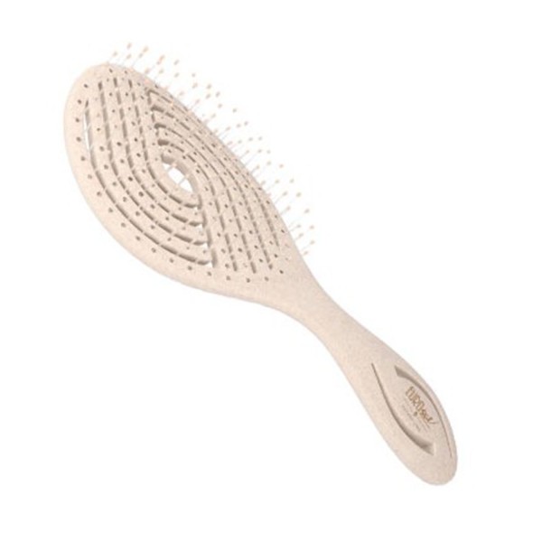 Eurostil eco cepillo oval madera 1un