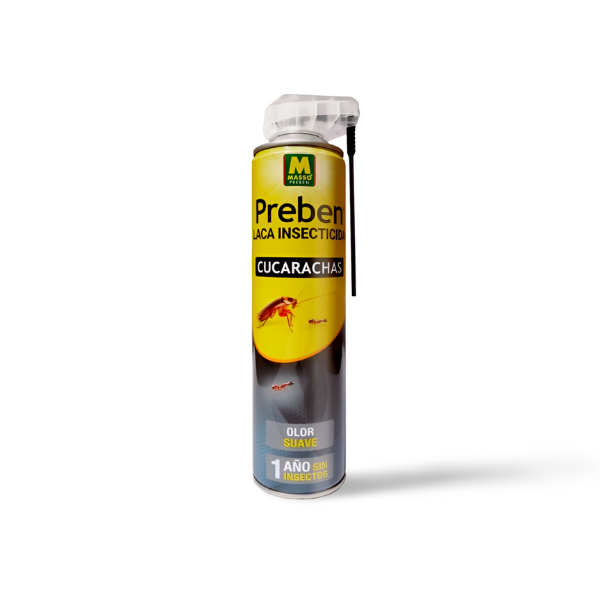 Insecticida cucarachas, laca spray, 600 ml