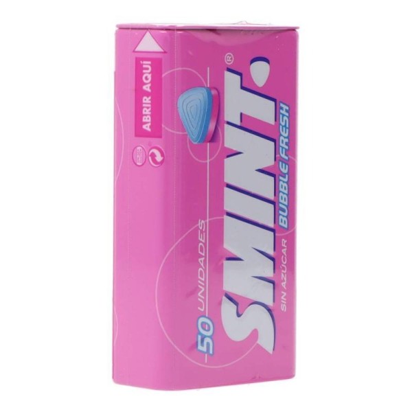 Smint Tin Caramelos Sin Azúcar Sabor Bubble Fresh 50 Unidades