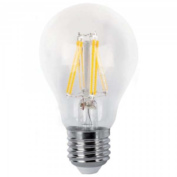 Bomb.led filam.estandar clara e27 8w.ca