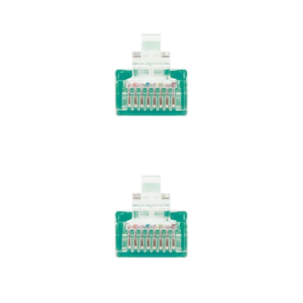 Nanocable latiguillo rj45 cat. 6 utp 0.5 m verde