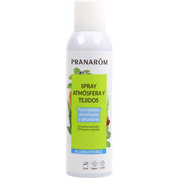Pranarôm Allergoforce Spray Antiácaros Atmósfera y Tejidos 150 ml
