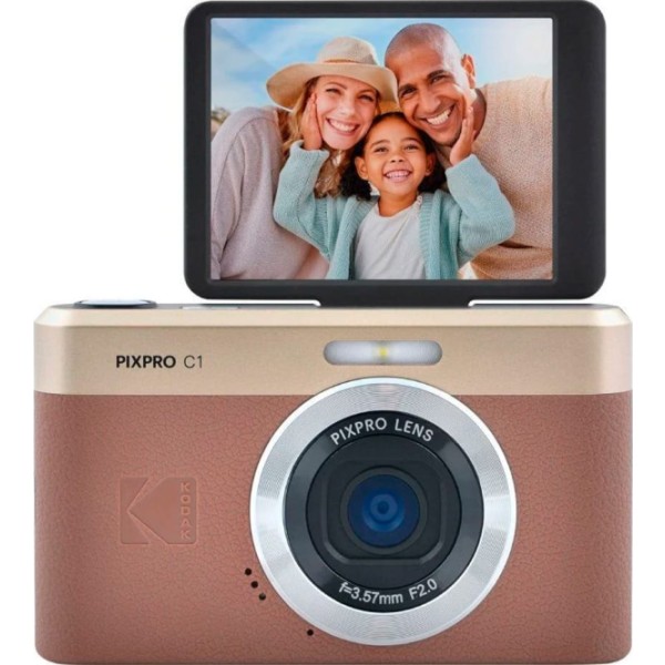 Kodak pixpro c1 brown / cámara compacta